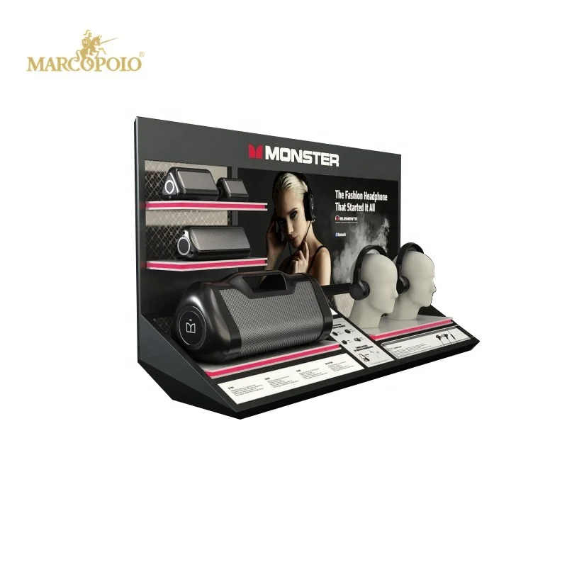 Online Shopping Multi Function  Retail Display Rack For Earphone Headphone Speaker Wireless