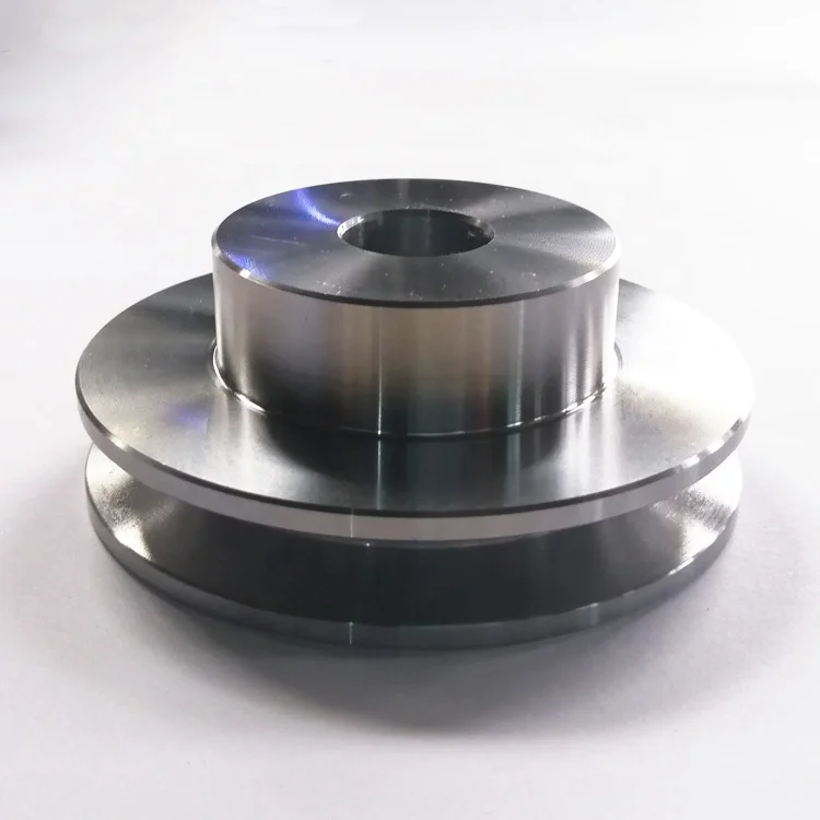 China professional manufacturer with belt steel material small chain cable pulley wheels