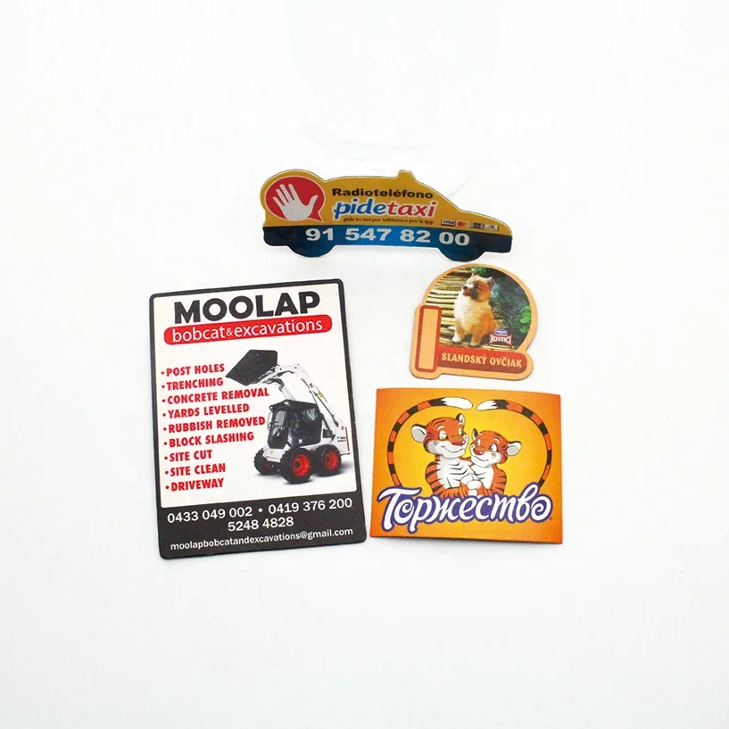 Стандартный магнит на холодильник рекламная Магнитная печать на холодильник