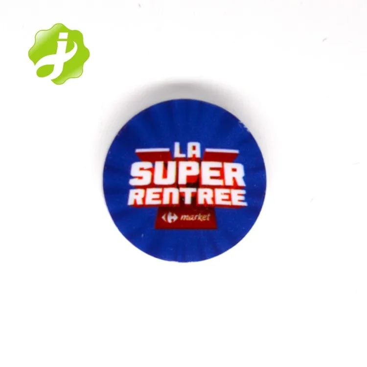 Рекламные пустые пластиковые маркерные монеты на заказ, 25 мм