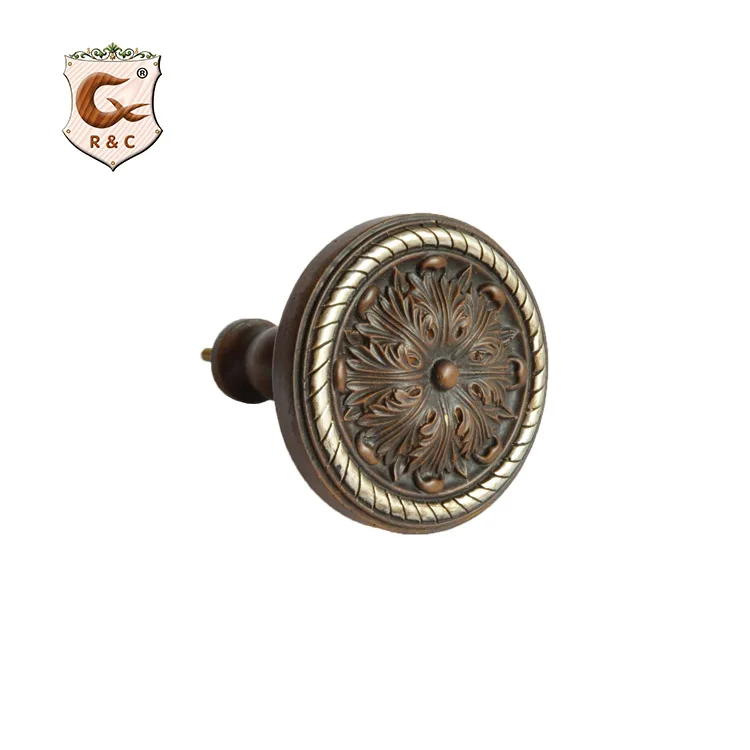 Factory Antique Gold Curtain Hook Metal Curtain Wall Hooks for Home Decorative