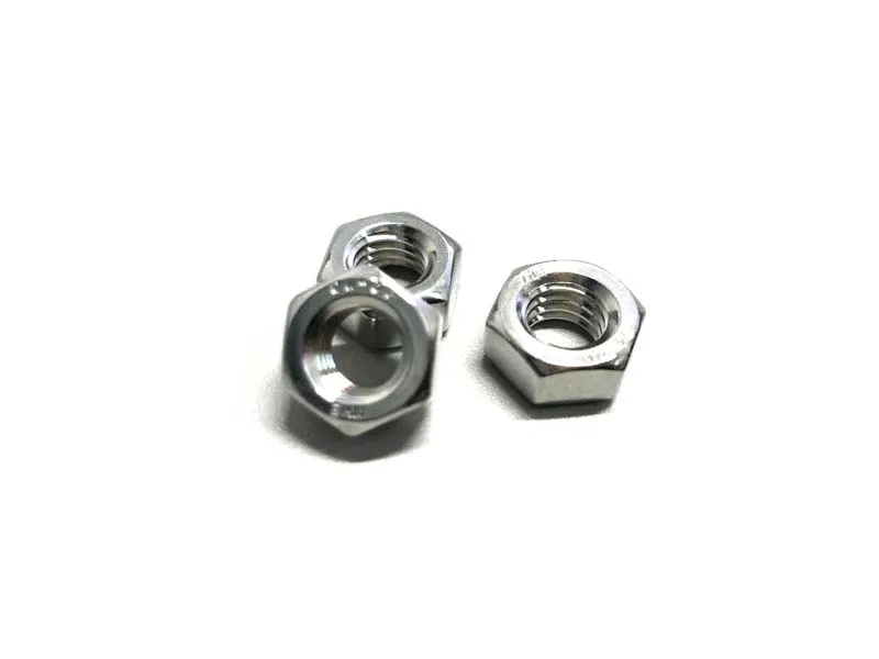 
DIN934 stainless steel hex nuts 304 Hexagon Nuts With Metric Coarse And Fine Pitch thread,M1.6 M12 