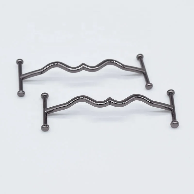 
Casual Design Men Shoes Buckles Chain Decoration With Alloy Material 