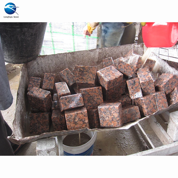 Недорогой мощение G562 из красного гранита для подъездной дорожки на продажу