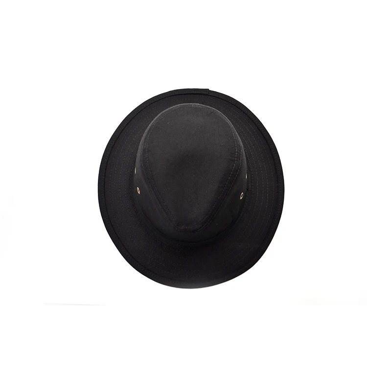 Multi-color Promotional Gift  Black Cowboy Straw Boater Hats Summer Straw Fedora Hat Women
