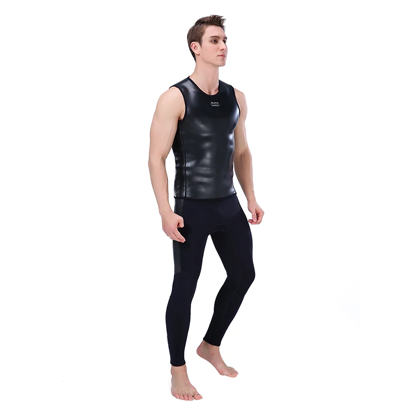 2mm CR neoprene high waist super elastic rash guard Racing Long Swim surf Pants