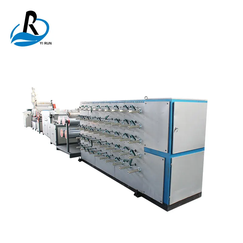 Принять заказ PP пластиковые разделить фильм витая веревка пряжи экструдер для создания машина