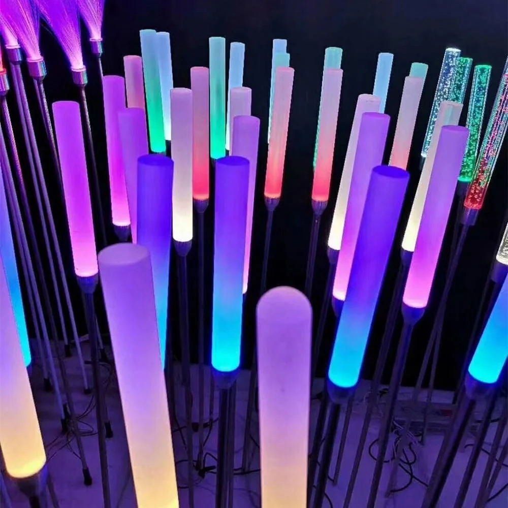 DC12V Dia2*12cm 1.5W Artificial outdoor standing lamps for garden decoration