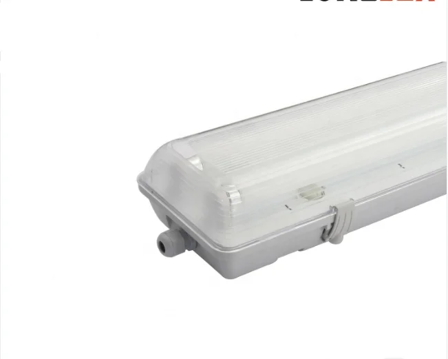 2 Tubes Led Tri-proof Light Ip65 Waterproof Led Lighting Fixture 2x18w PC Led Tri Proof Light 150cm