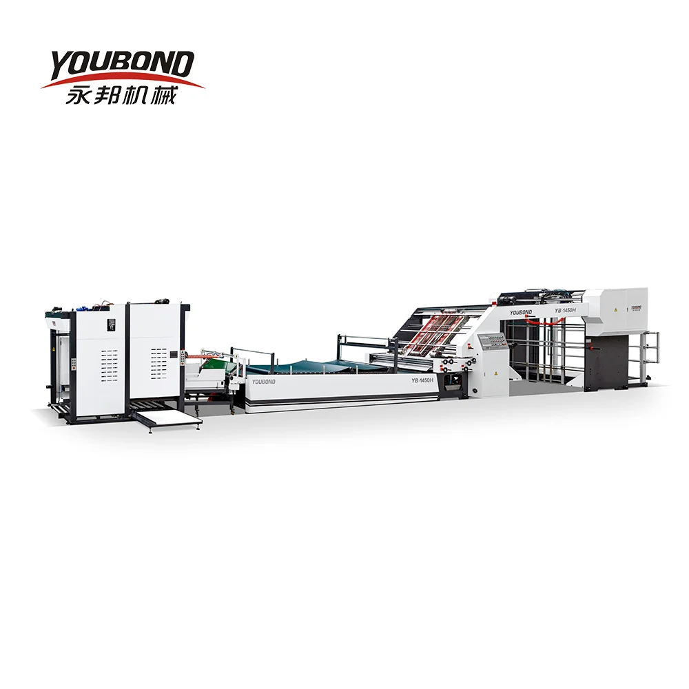 Автоматический гофрированный лист бумаги доска картона коробка Приклеивающая машина