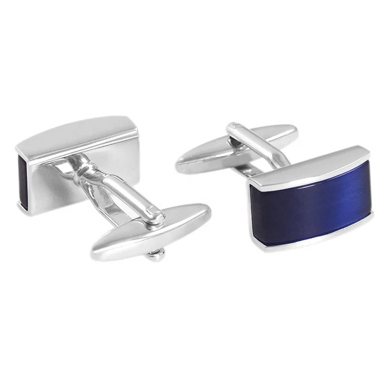 Luxury Blue Stone Cufflinks for Men, Manufacturer wholesale custom Jewelry