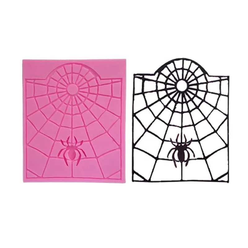 Vivid Spider Shape Cake Decorating Tools Baking Mold Fondant Silicon Mold