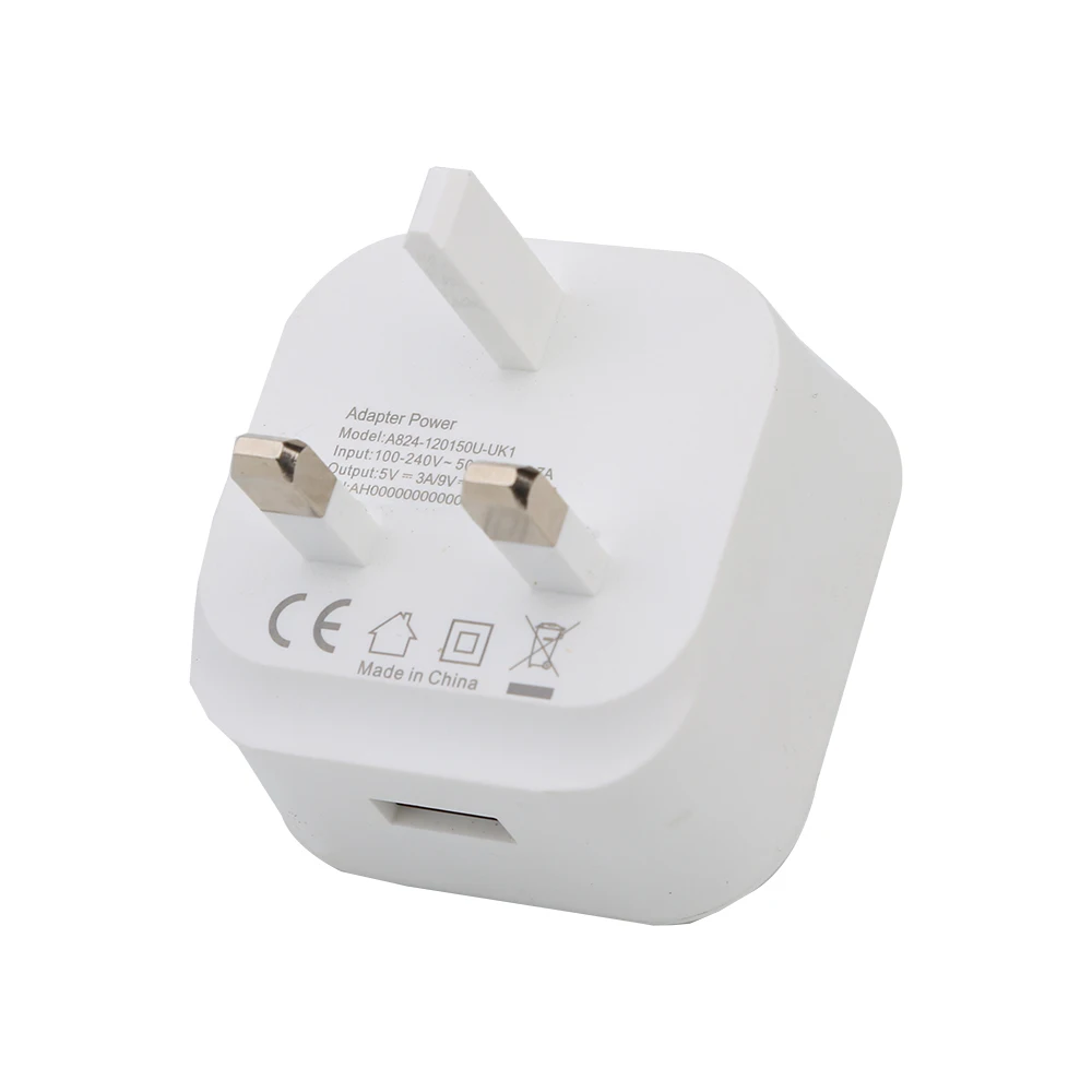 Горячие saling Великобритания plug 5 В-12 В 1.5A 2A 3A Qualcomm быстрое зарядное устройство для iphone