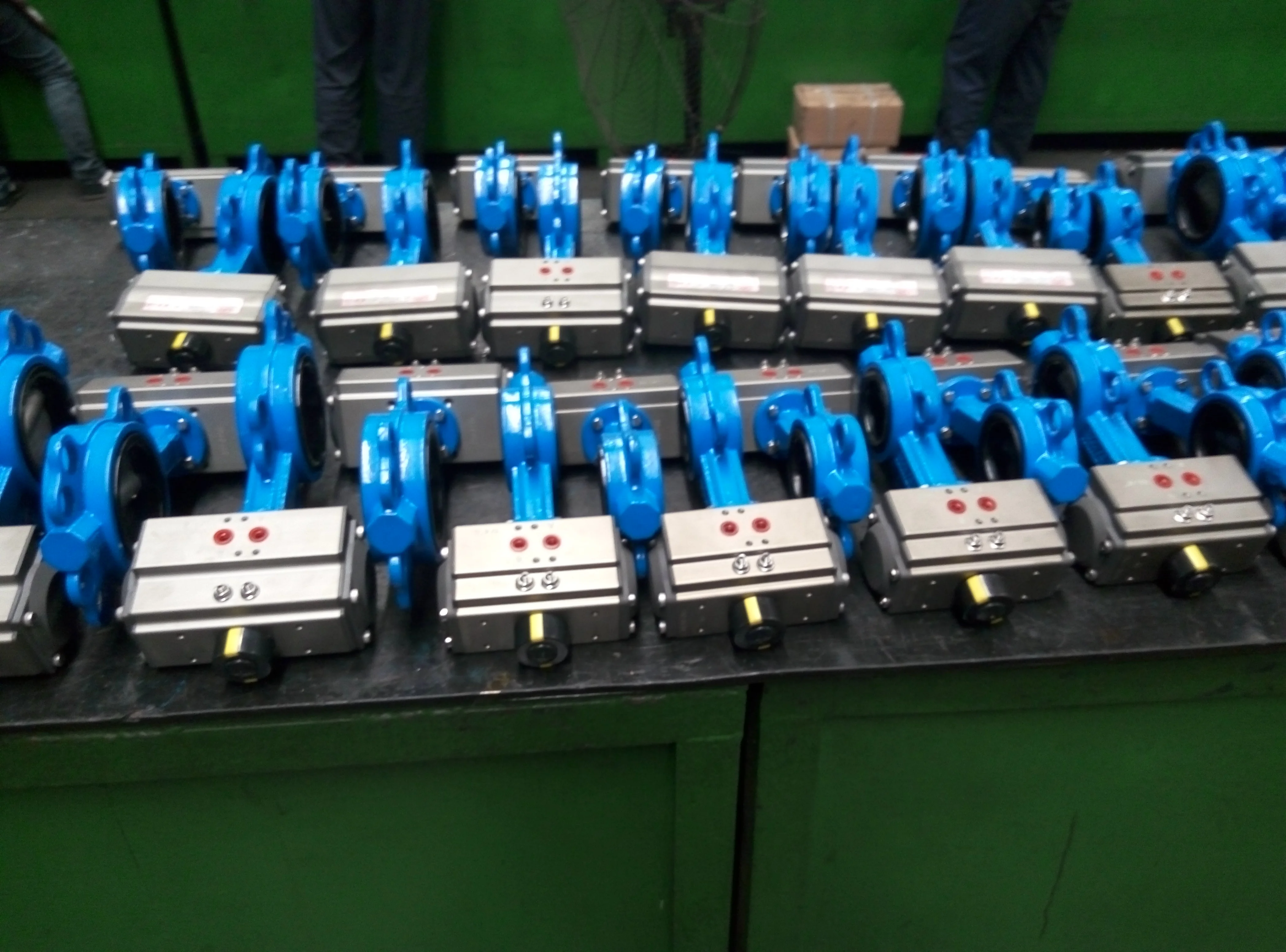 
Wafer Type Butterfly Valve with Pneumatic actuator 