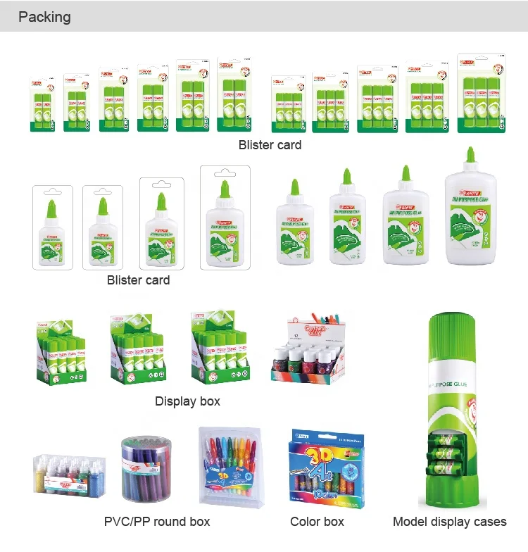 Non toxic low odor sticky 120ml white pva craft glue