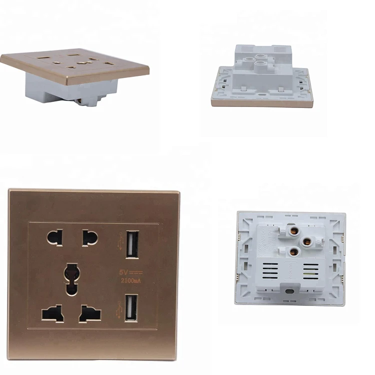 CE сертификация Pc огнестойкие Материал розетки Европейский настенный разъем питания 13A переключатель гнездо