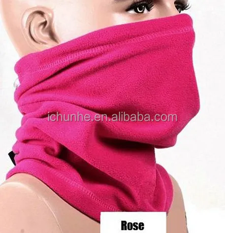 Factory Cheap sport polar fleece neckwarmer  11 colors polar fleece neck warmer  add Embroidery logo balaclava mashat in stock