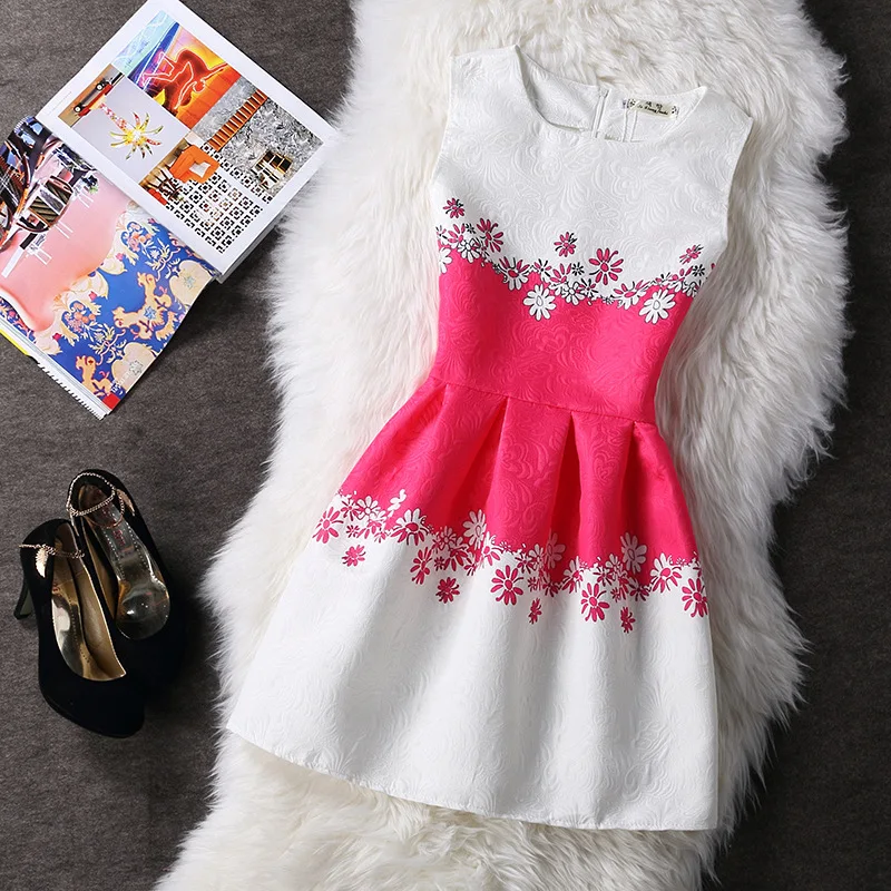 300 patterns Group 1 fashion dress wish hot women print dress sleeveless vest bottom a skirt beach dress