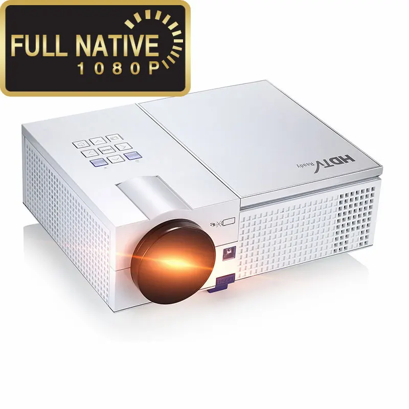 Дешевые широкоформатный домашний кинотеатр портативный видеопк ЖК-проектор