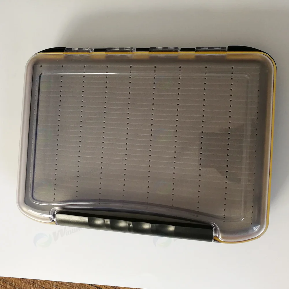 
High quality large fishing tackle box, waterproof double sided fly fishing box 