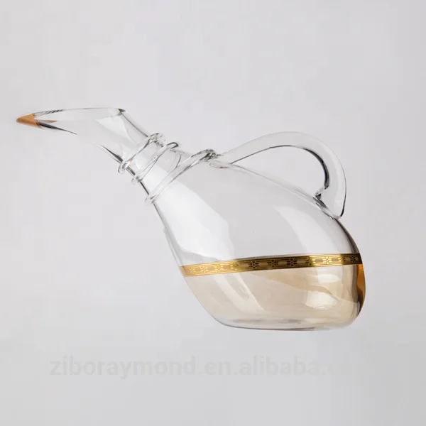 Raymond Restaurant Stemless Glasses And Lead-free Glass Wine Decanter Set