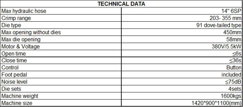 
Germany hydraulic crimping hose machine 