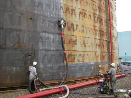 
20K ~40K psi 80L/M Trailer mounted high pressure cleaning machine 