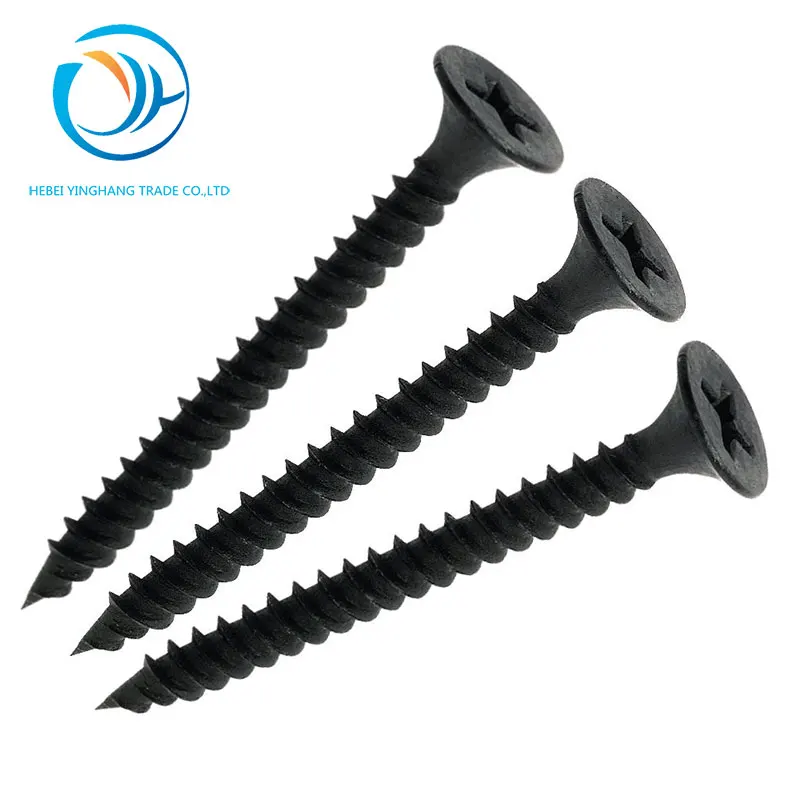 
easydrive black phosphate uncollated drywall screws 