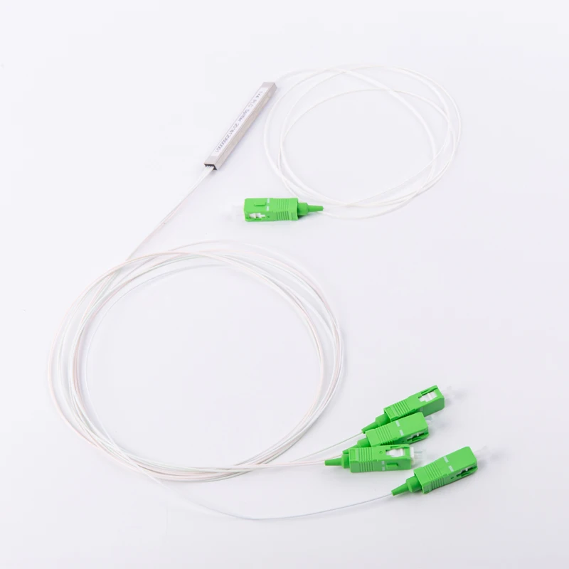 FTTH кабель SC/UPC/APC 1,5 м 1x4 мини стали Оптическое волокно разделитель plc