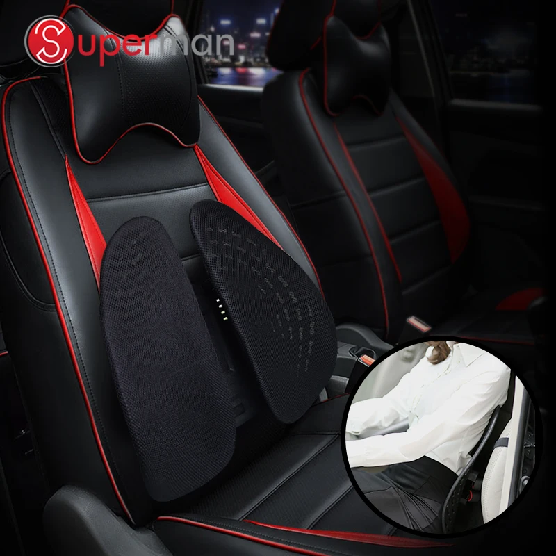 car seat back support pads office and  home back cushion  vibration massager