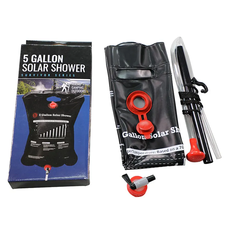 2020 Summer Production	wholesale camping supplies Solar Heating Shower Bag Summer Items Other Camping Solar Heating Shower Bag