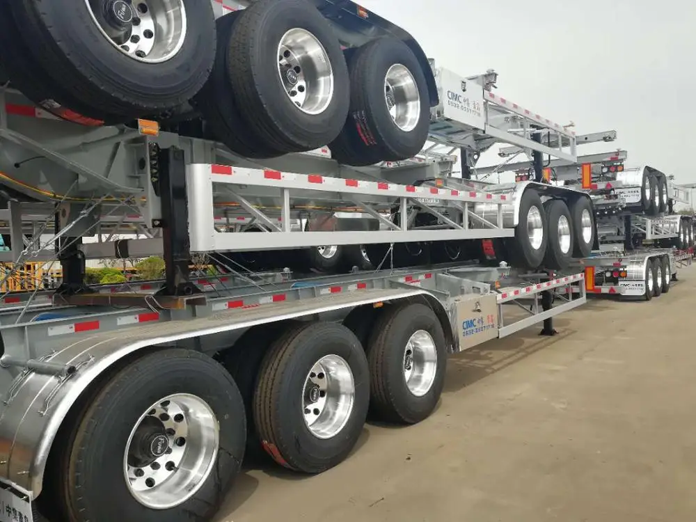USA , New zealand DOT, ADR STANDARD   45ft container flatdeck trailer