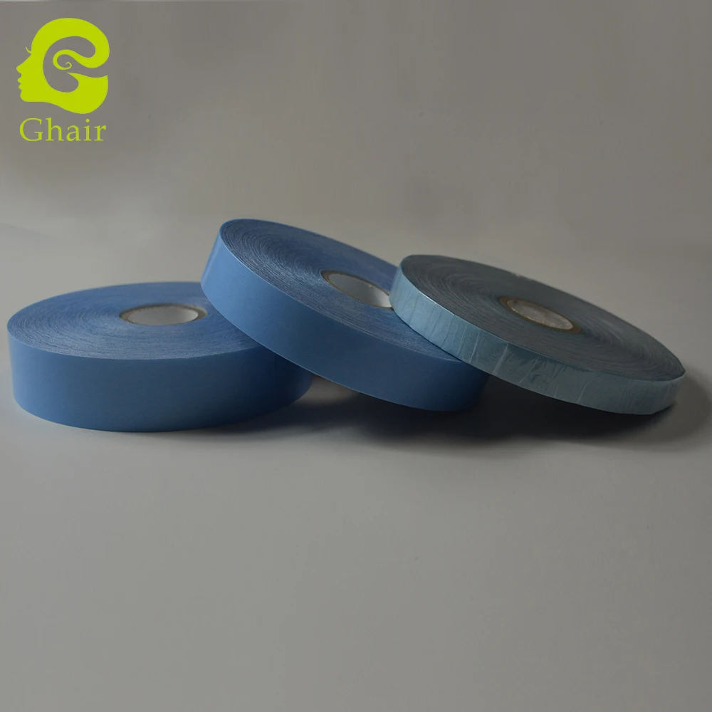Waterproof lace front blue tape 3 yard - 36 yard blue toupee tape for hair system