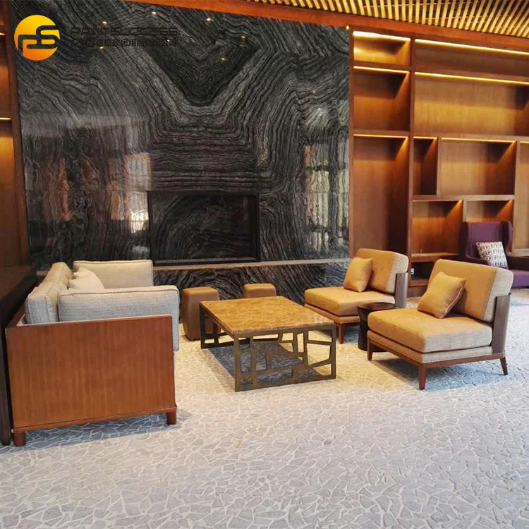 Custom Made Luxury Hotel Lobby Furniture Set, Hotel Lobby Sofa