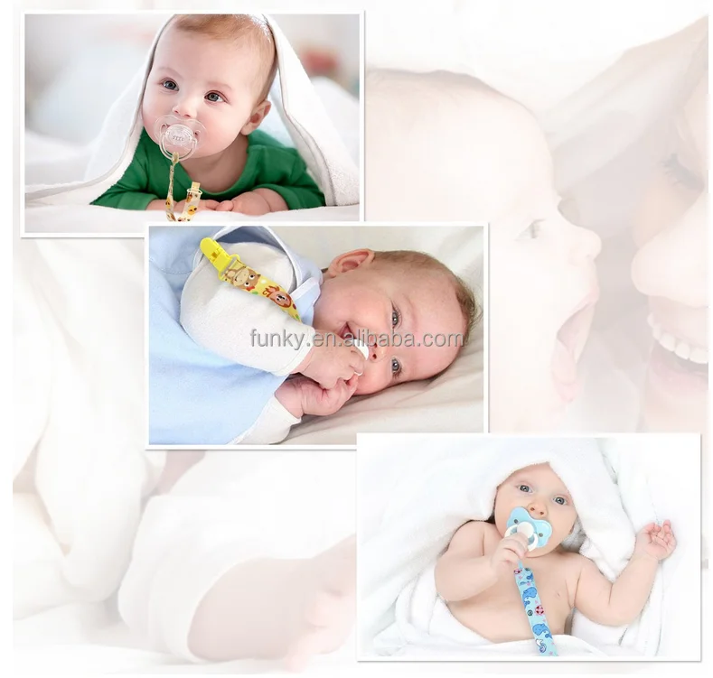 Милый дизайн прищепка для соски цепь с прекрасным животным для оптовой продажи