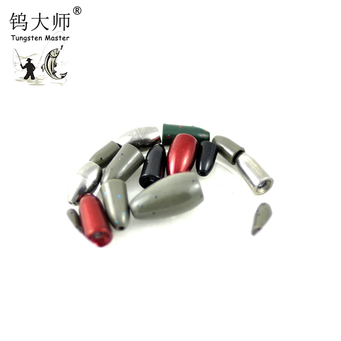 Tungsten Bullet Worm Weight Flipping Weight Fishing Sinker Lure Fishing Accessory Blue