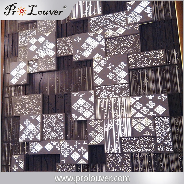 hotel lobby architectural decorative 3D wall panel