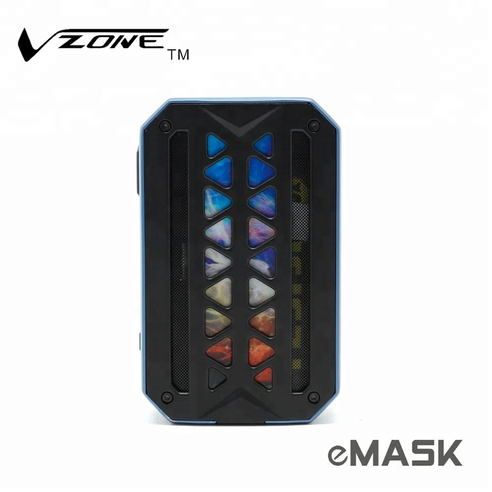 
high quality Vzone E-cigarette Vape Mod eMASK 218W with dual batteries and it has water protection,multiple output modes. 