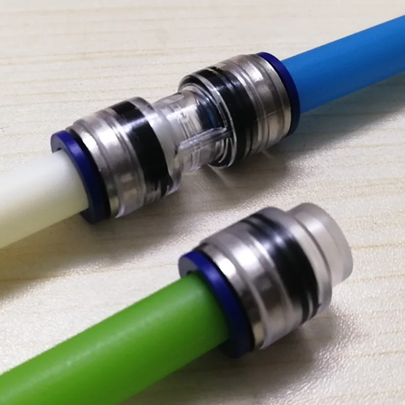 Free sample for quality evaluation, micrduct straight connectors, clear color, moderate price