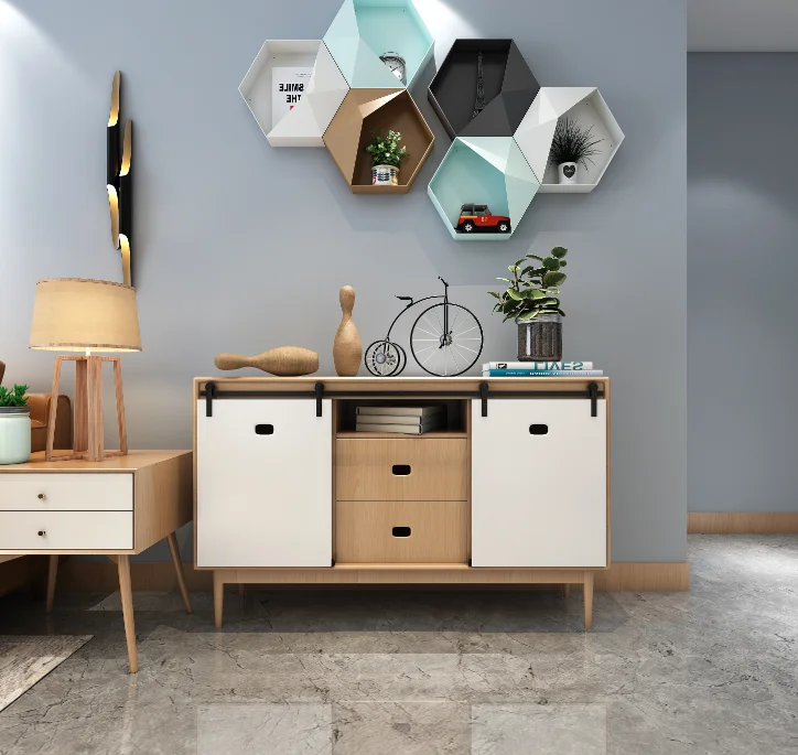 
Mini Barn Door Hardware Wooden Cabinet Black Small Sliding Barn Door Track Kit 