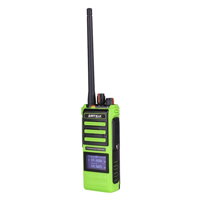 Anytalk handheld walkie talkie 10w security guard equipment ham radio professional portable fm transceiver all band T890