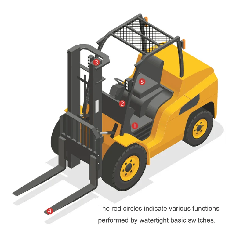 Factory Push Button Switches Dustproof Waterproof Micro Switches with 3 pins Solder Terminals Tactile Switch