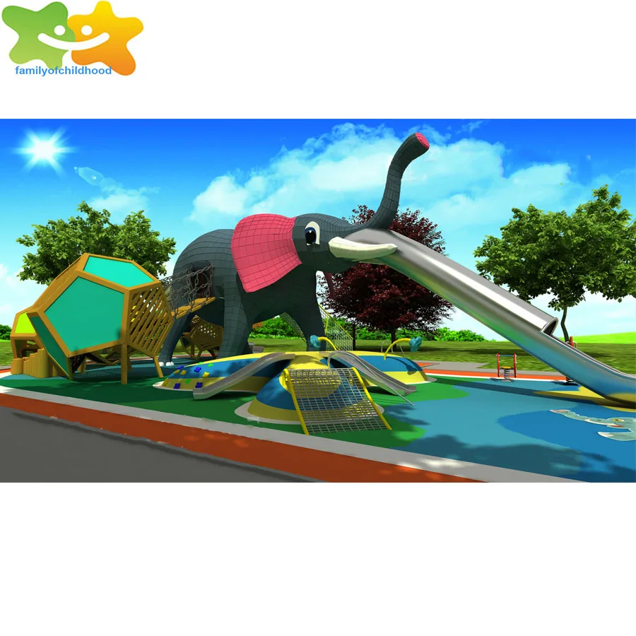 TUV BV Сертификация Пластиковые дети открытый играть на открытом воздухе детская площадка слайд