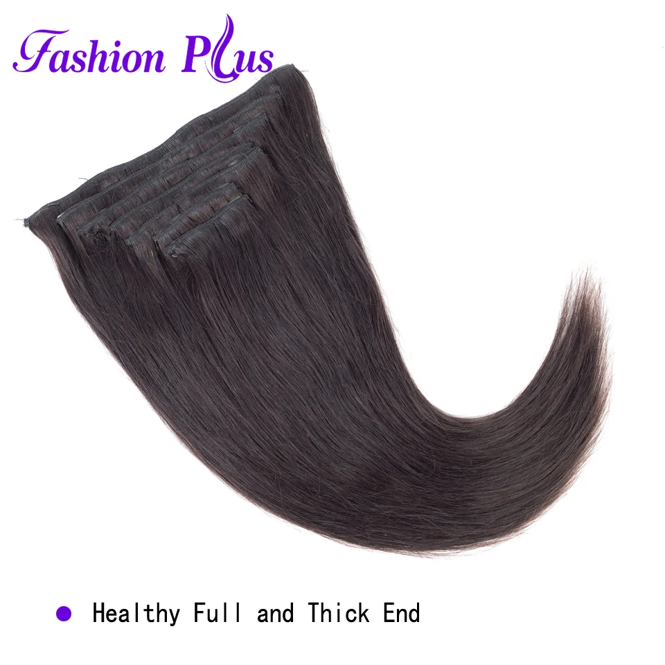 Clip in Brazilian Virgin Remy Human hair extensions