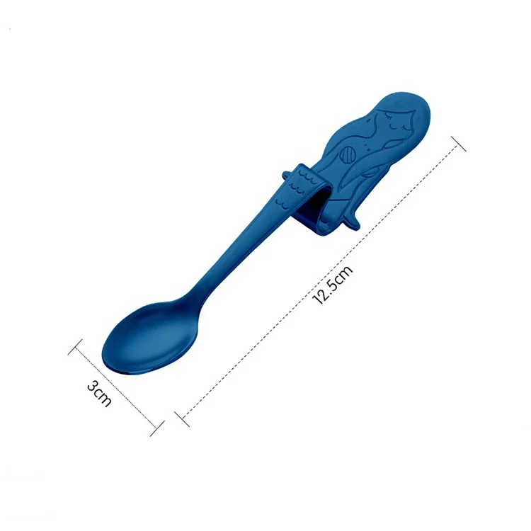 Mermaid Coffee Spoon Curved Stainless Steel hanging spoon