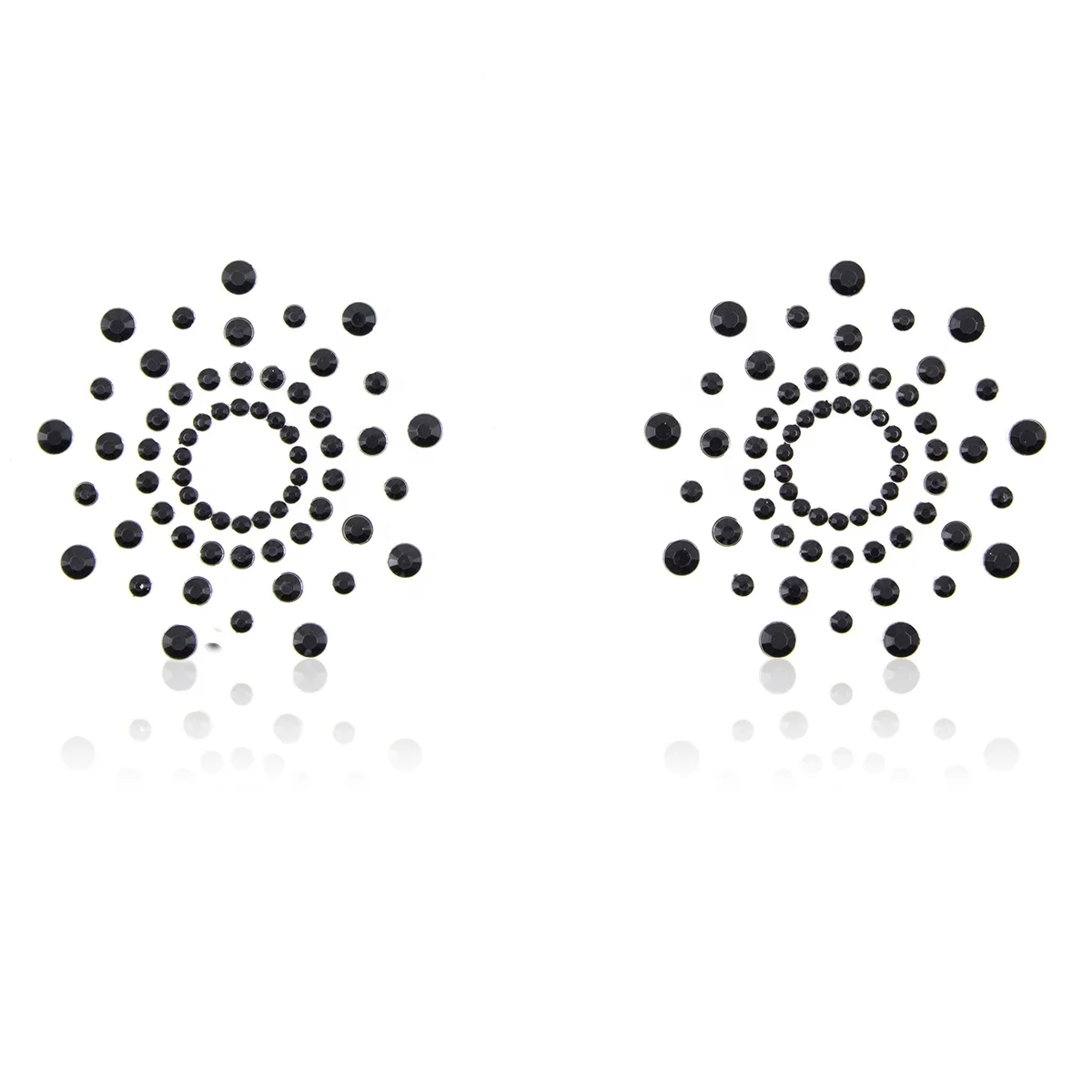 Snowflake Covers Cheap Diamonds Glass Crystal Party Nipple Sticker Women Sexy Body Jewel Snow and Star Shape Nipple Restraint