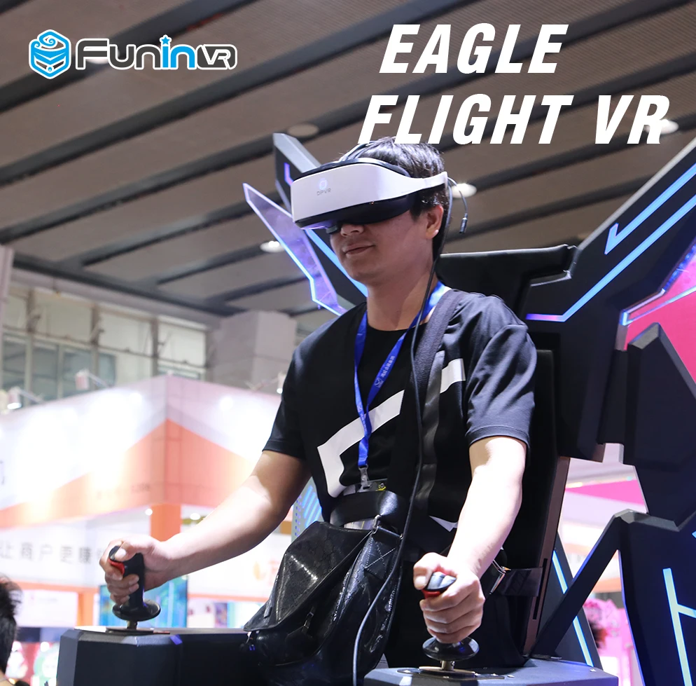 
2019 FunInVR Virtual Reality Aviation Flight Simulator With 3D movies 