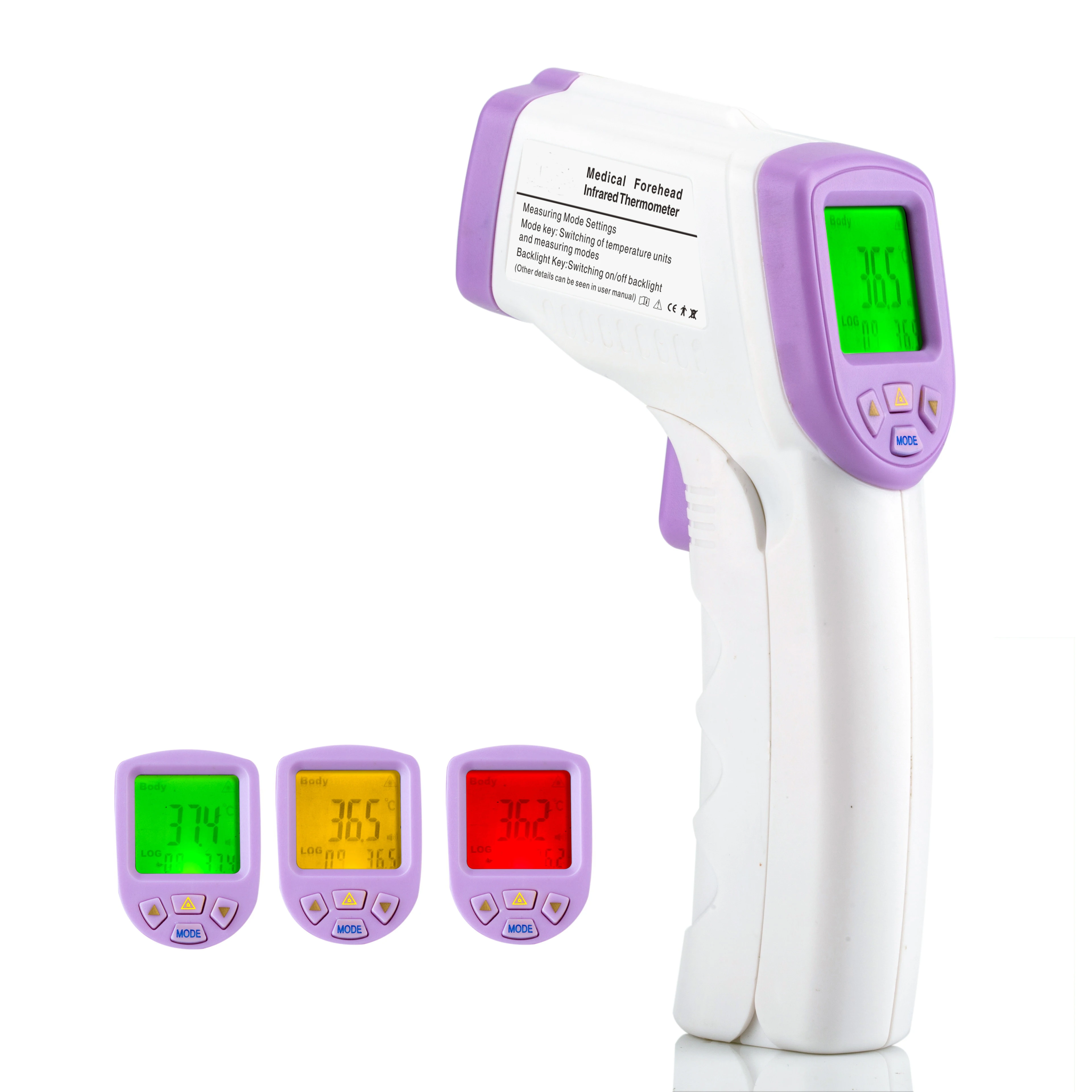 Лоб температурный пистолет клинический термометр тела сканер температуры