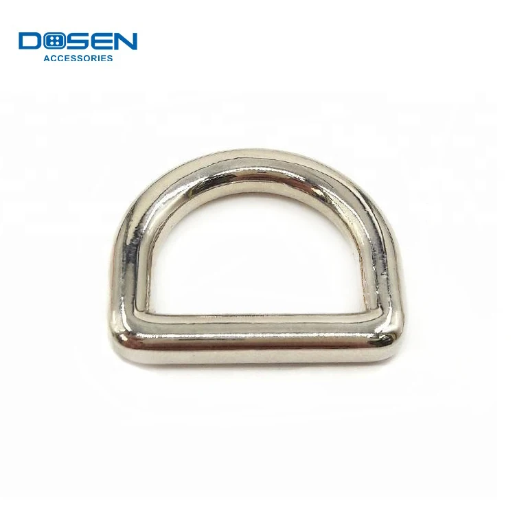 High Quality Metal D ring buckles Clasp garment clothes Luggage Sewing handmade Bag purse D Rings
