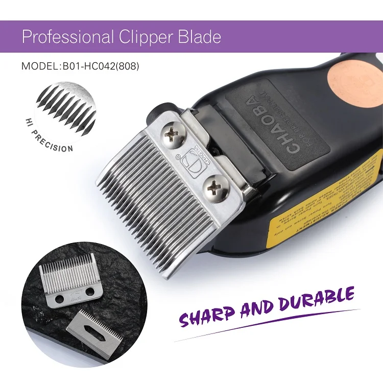 Original CHAOBA CB-808 Professional  Salon Barber Electric Hair Clipper Hair Cutter